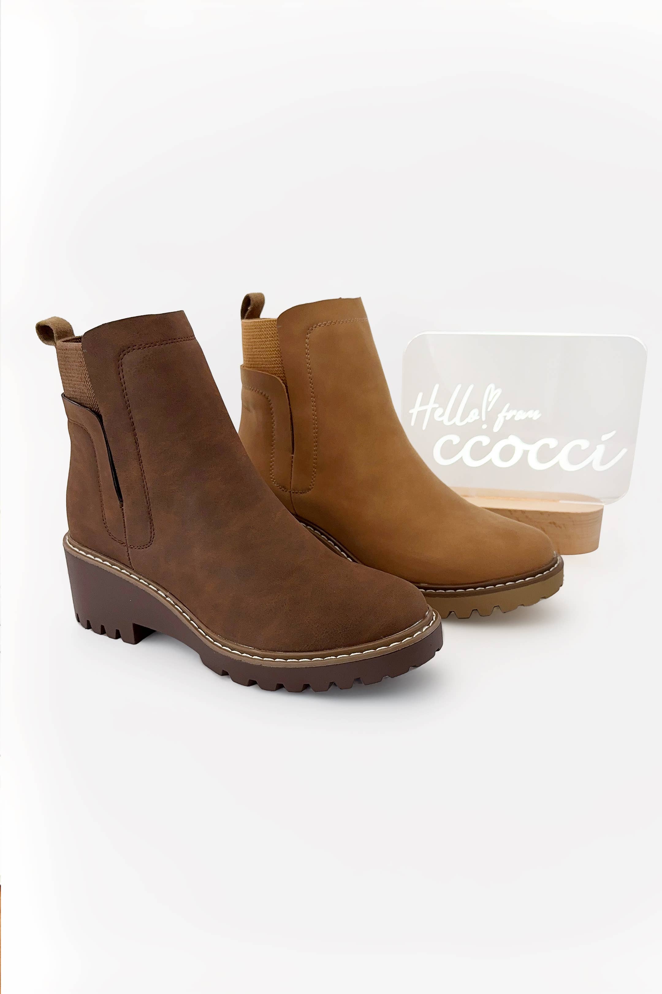 Round Toe Chelsea Ankle Boot