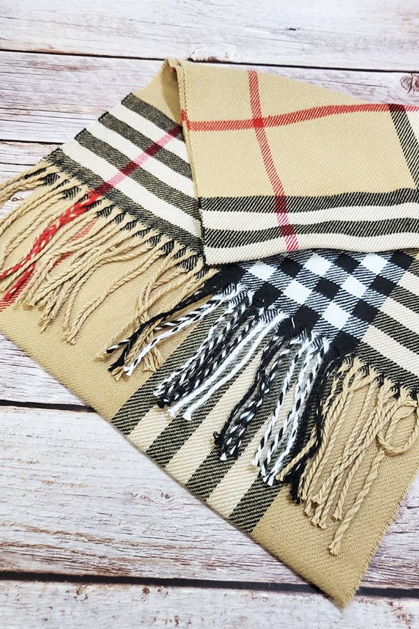 Plaid Fashion Scarf