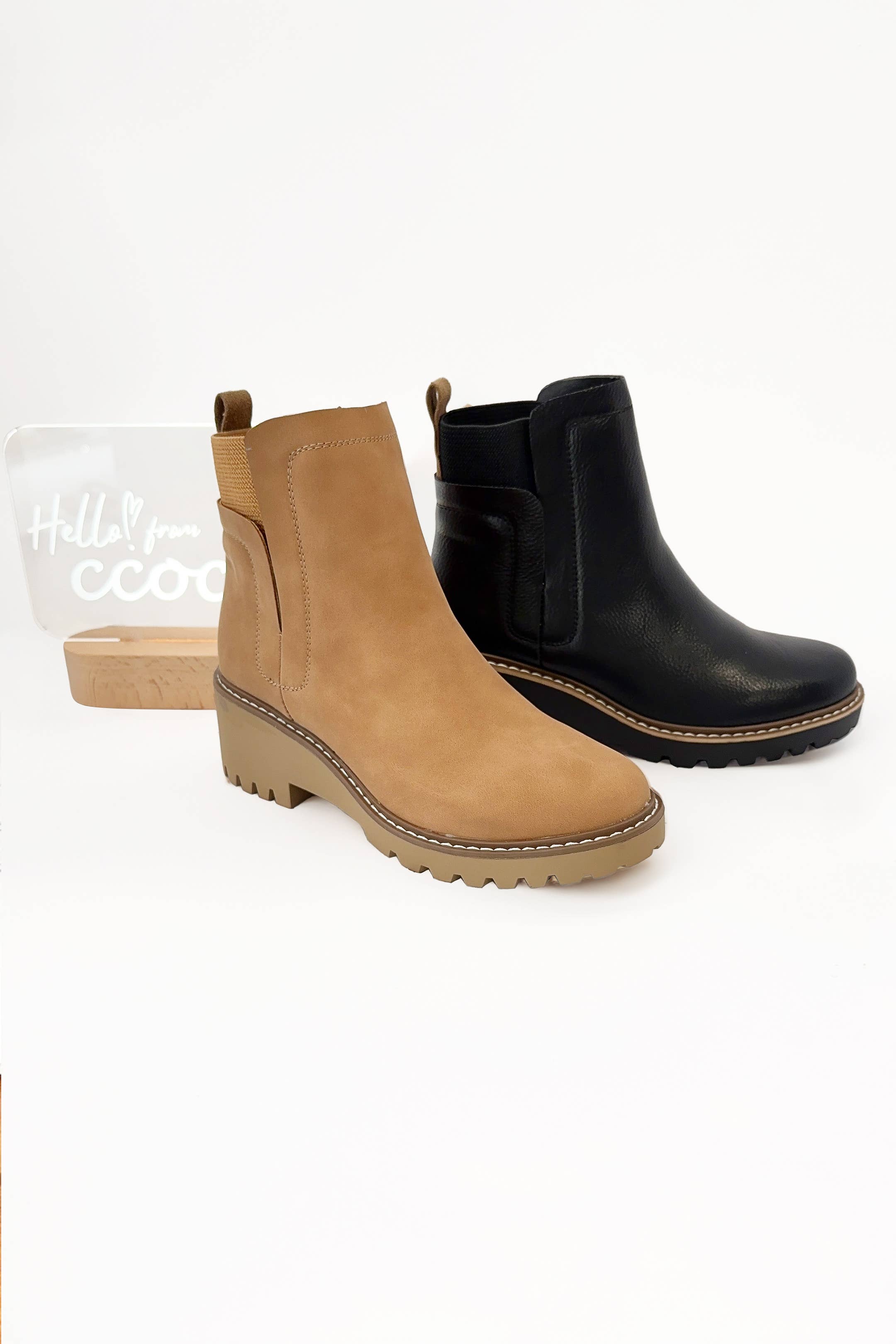 Round Toe Chelsea Ankle Boot