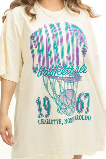 90's Vintage Charlotte Oversized Tee