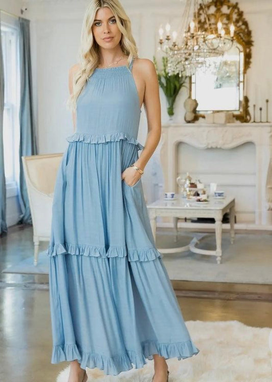 Light Blue Maxi Dress