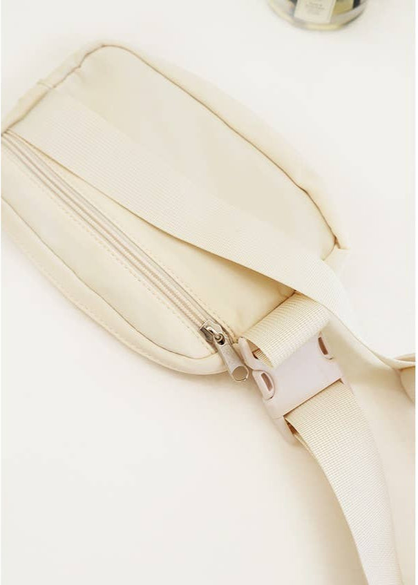 Solid Color Crossbody Bag