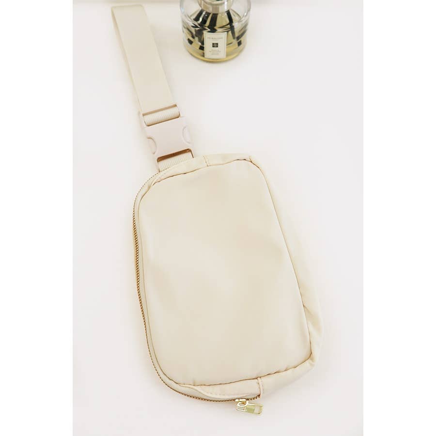 Solid Color Crossbody Bag